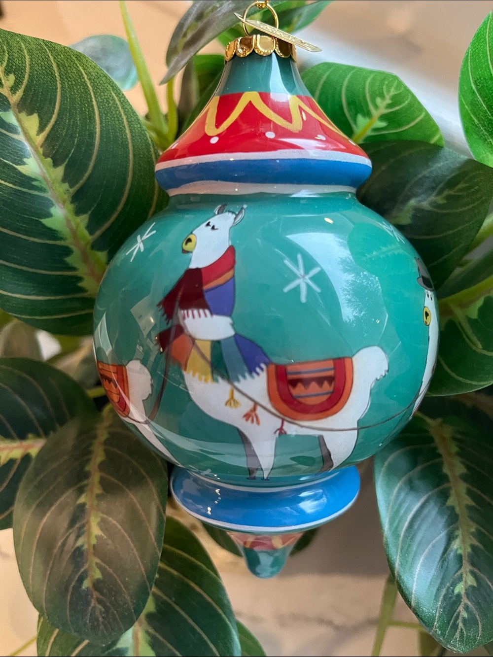 🦙 Pier 1 Li Bien Llama Holiday Ornament